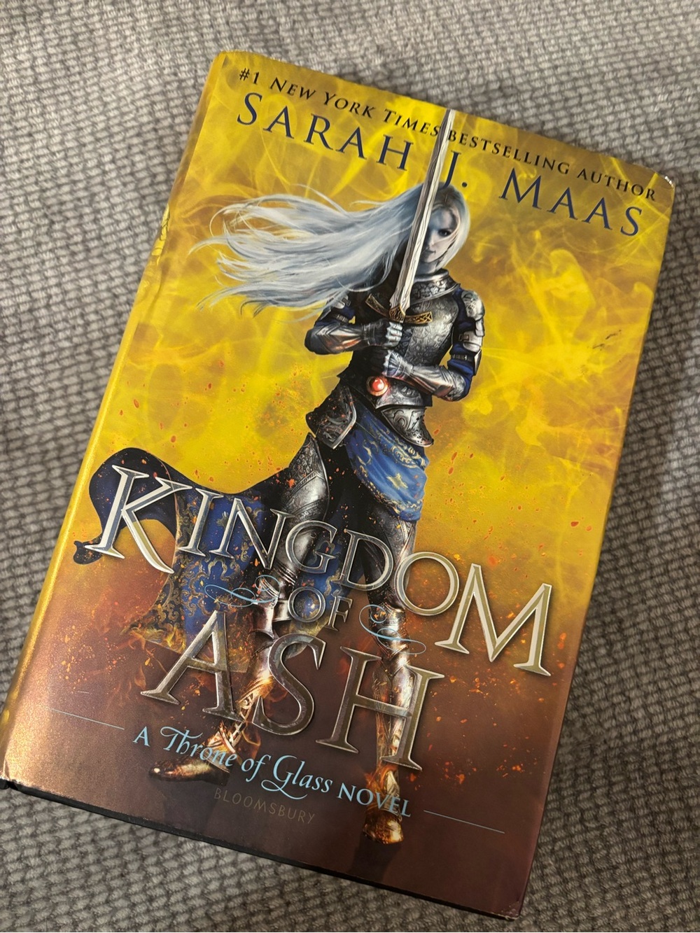 👑Kingdom of ASH-by Sarah J. Maas. 📙 Hardcover-(exclusive edition)📙